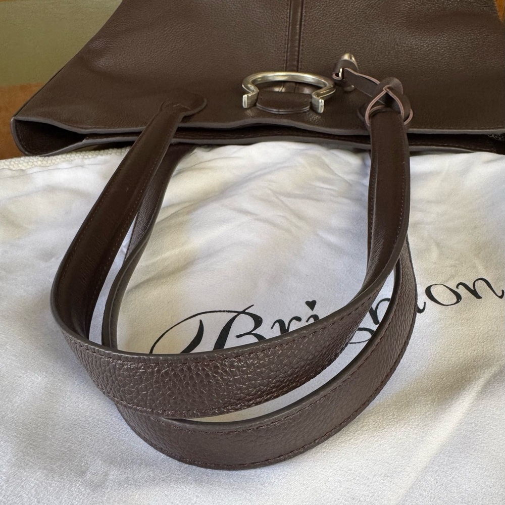 Brighton Wesley Leather tote in Cocoa Tobacco - Picture 9 of 16